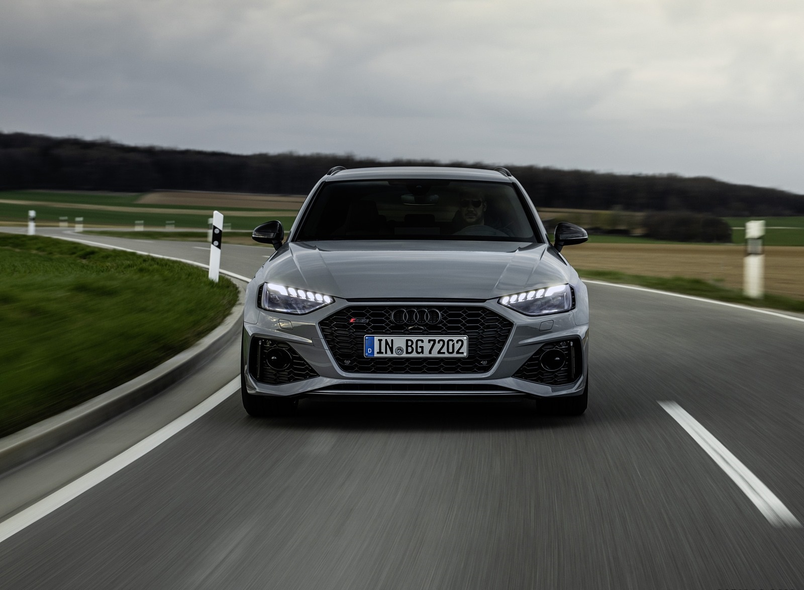 2020 Audi RS 4 Avant (Color: Nardo Gray) Front Wallpapers (5)