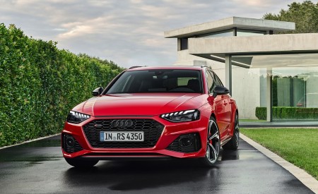 2020 Audi RS 4 Avant (Color: Tango Red) Front Wallpapers 450x275 (63)