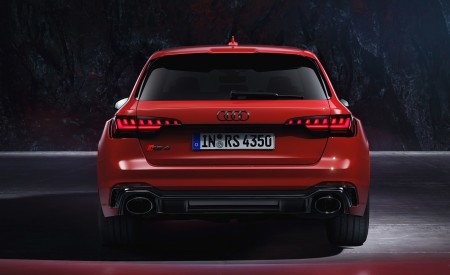 2020 Audi RS 4 Avant (Color: Tango Red) Rear Wallpapers 450x275 (72)