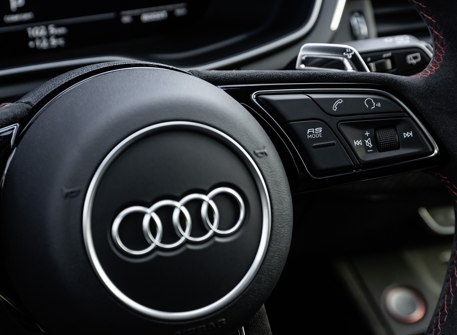 2020 Audi RS 4 Avant Interior Steering Wheel Wallpapers #27 of 98