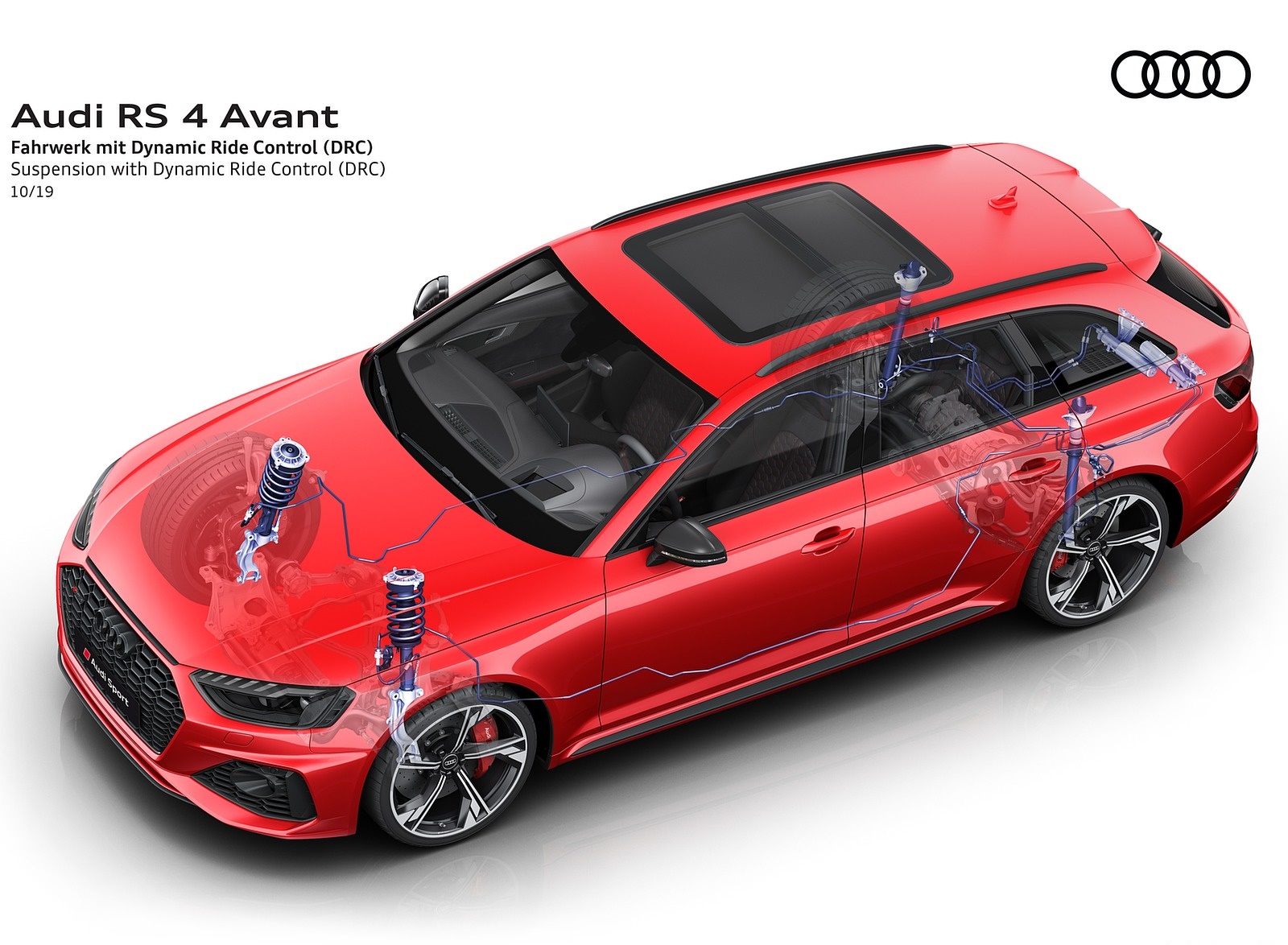 2020 Audi RS 4 Avant Suspension with Dynamic Ride Control (DRC) Wallpapers #88 of 98