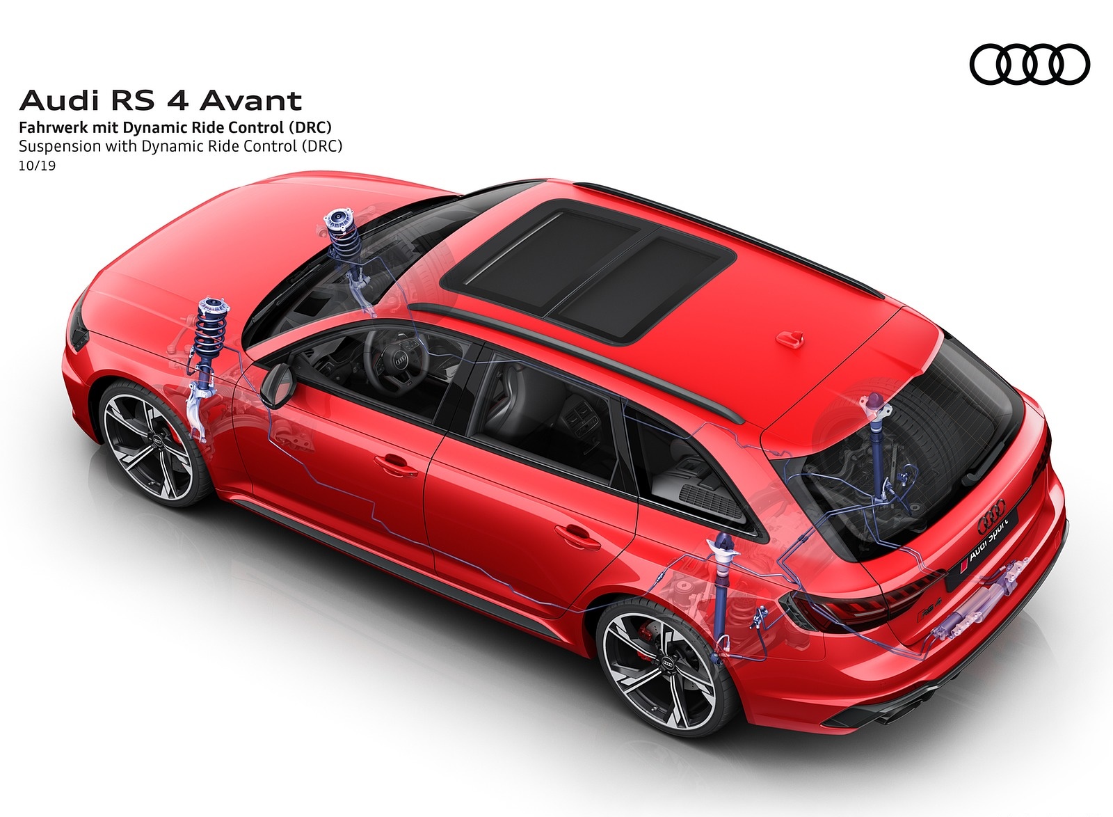 2020 Audi RS 4 Avant Suspension with Dynamic Ride Control (DRC) Wallpapers #87 of 98