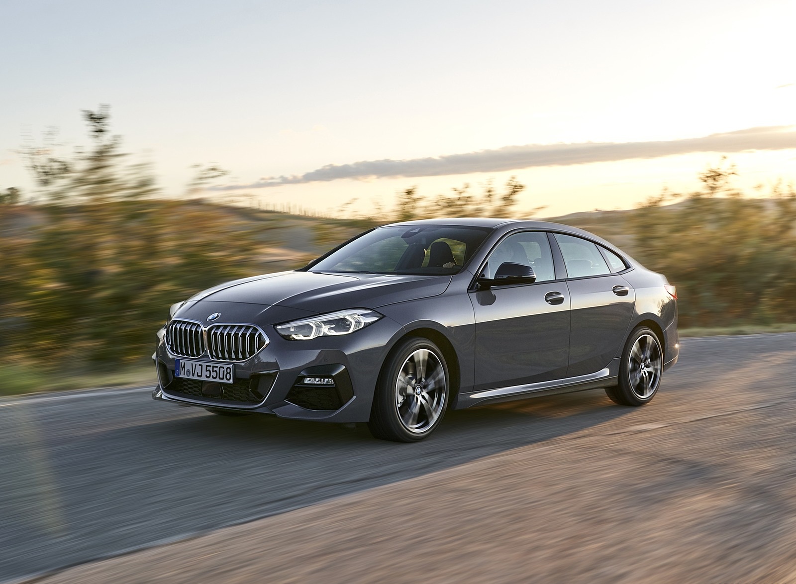 2020 BMW 2 Series 220d Gran Coupe M Sport (Color: Storm Bay Metallic) Front Three-Quarter Wallpapers (6)