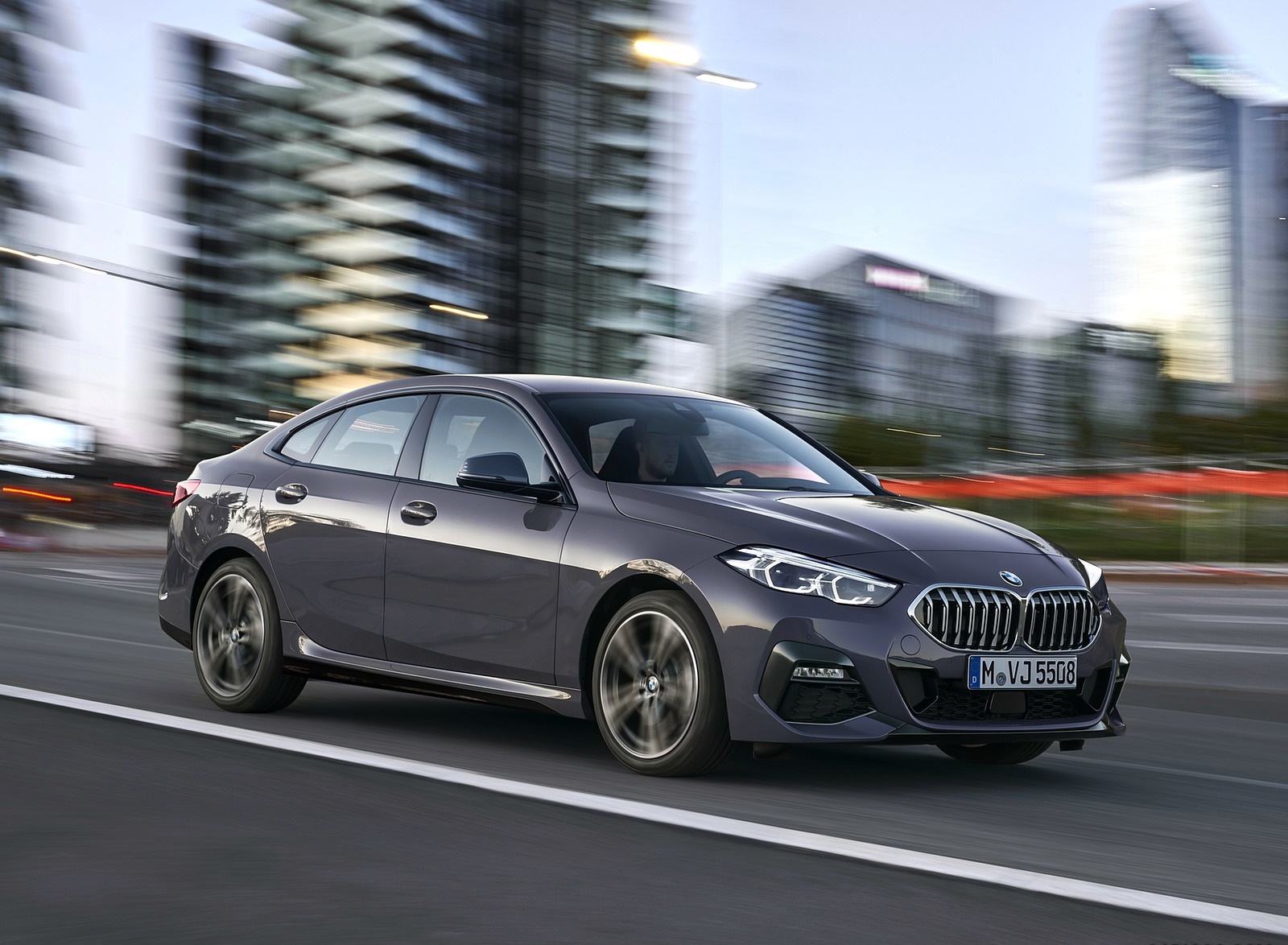 2020 BMW 2 Series 220d Gran Coupe M Sport (Color: Storm Bay Metallic) Front Three-Quarter Wallpapers (8)