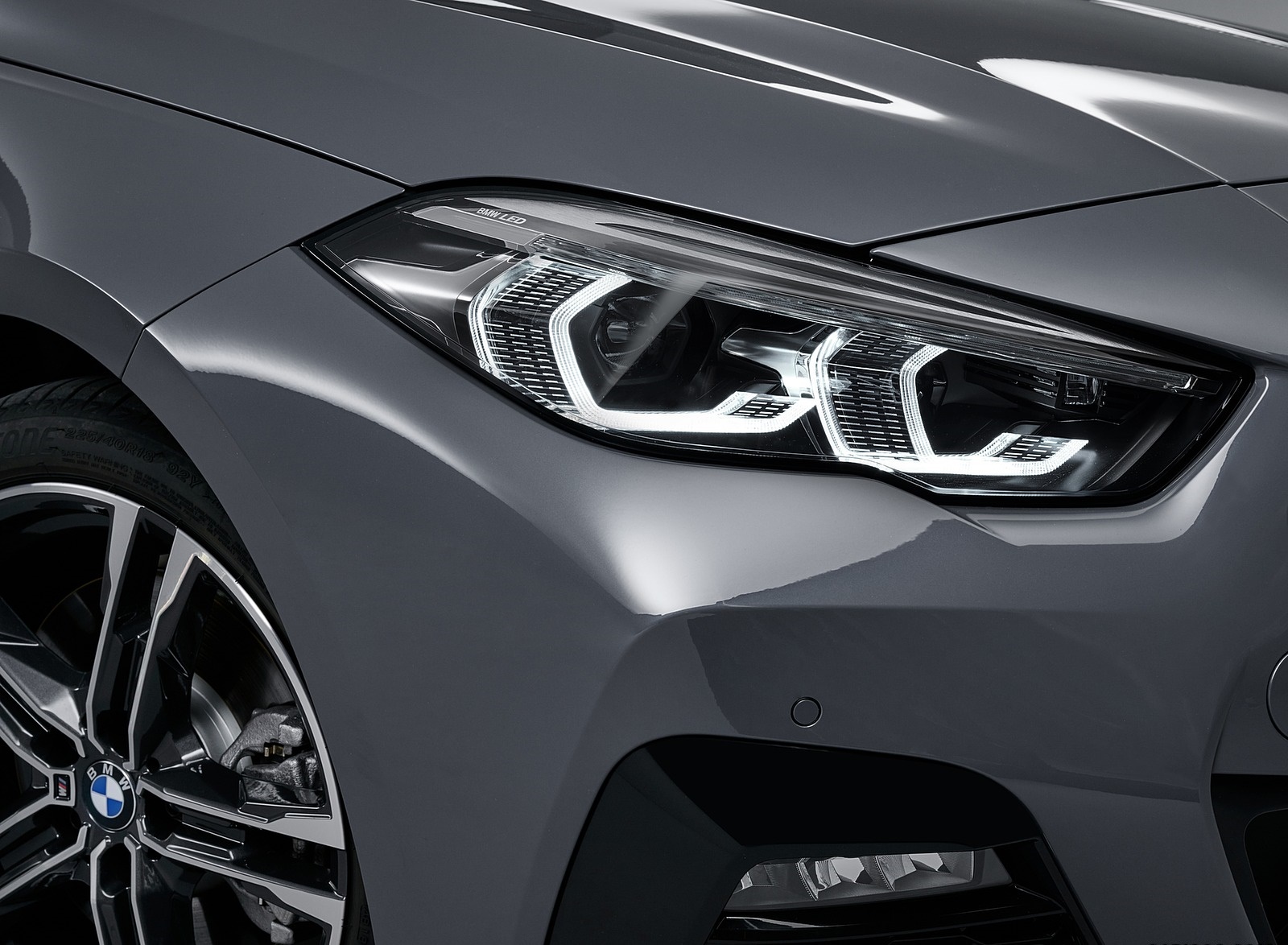 2020 BMW 2 Series 220d Gran Coupe M Sport (Color: Storm Bay Metallic) Headlight Wallpapers #45 of 69