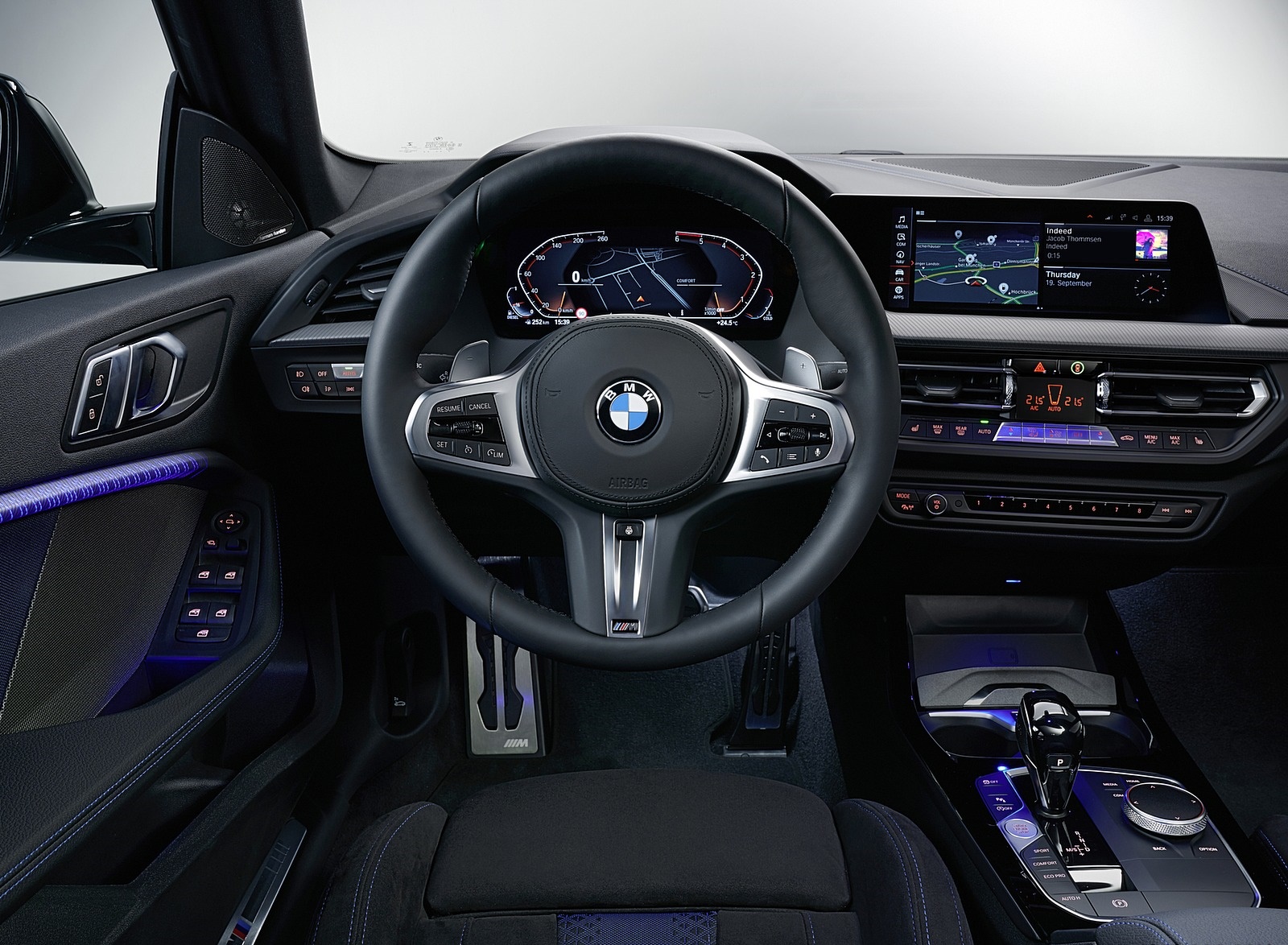 2020 BMW 2 Series 220d Gran Coupe M Sport (Color: Storm Bay Metallic) Interior Wallpapers #56 of 69
