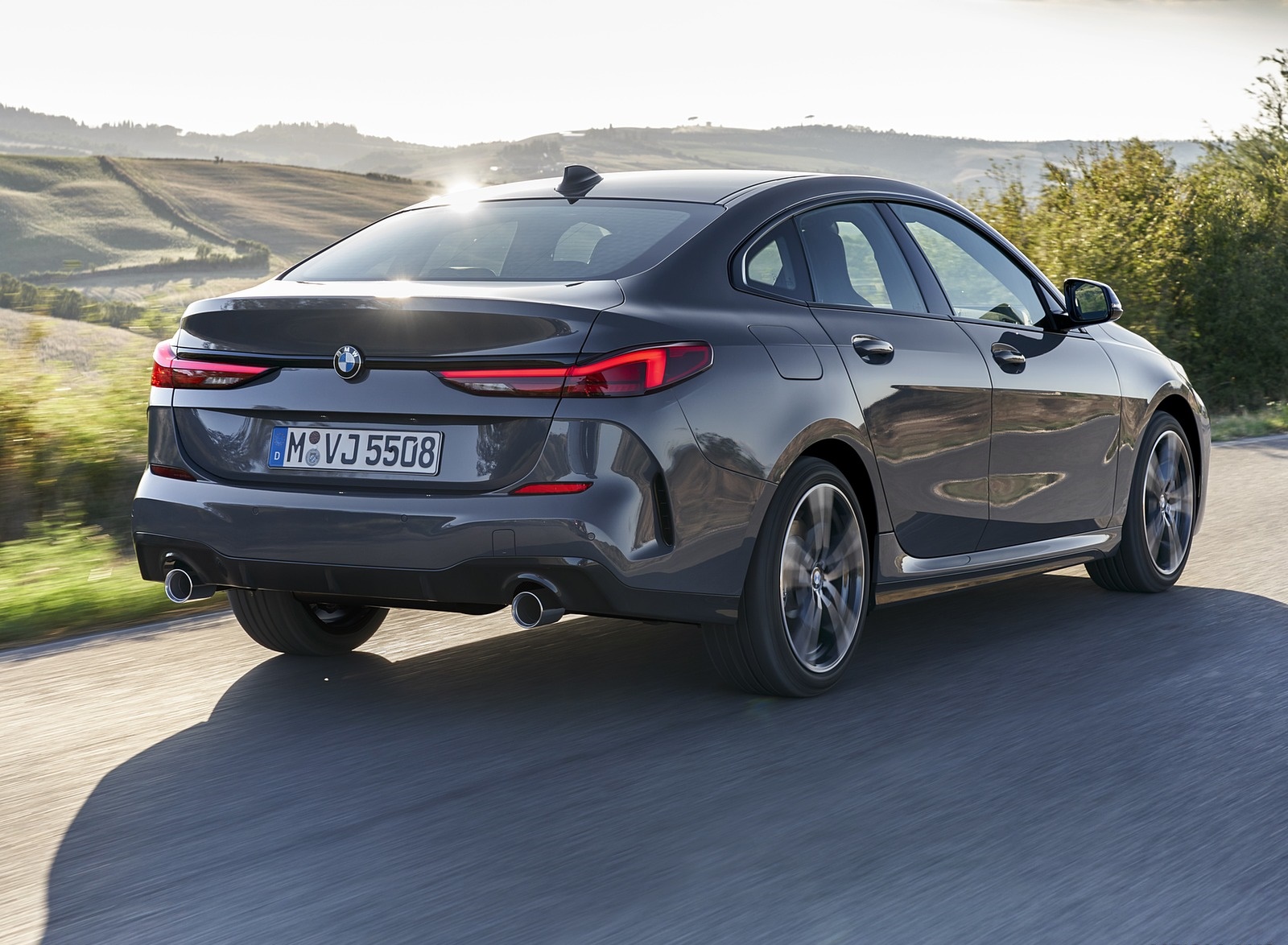 2020 BMW 2 Series 220d Gran Coupe M Sport (Color: Storm Bay Metallic) Rear Three-Quarter Wallpapers #11 of 69