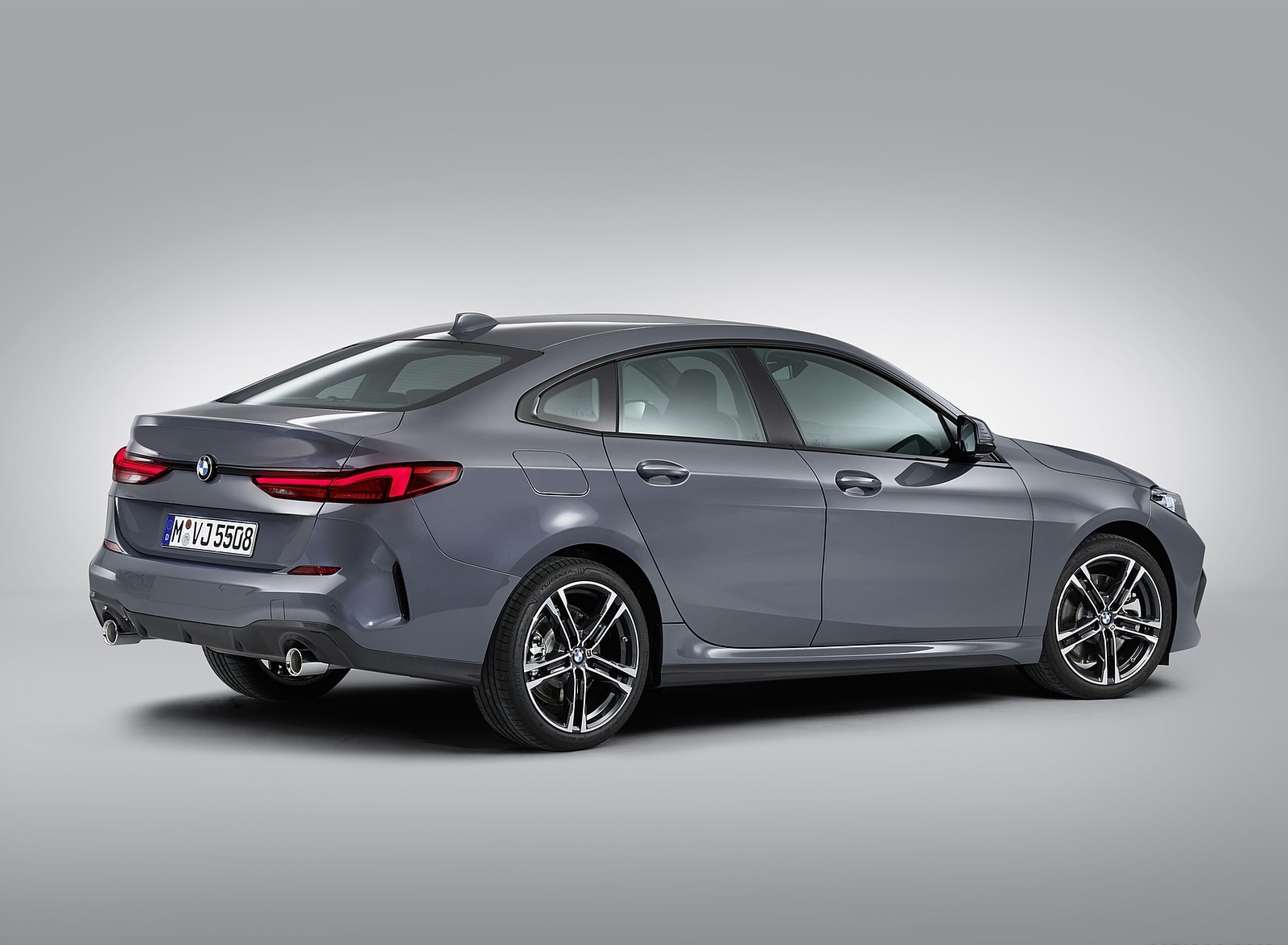 2020 BMW 2 Series 220d Gran Coupe M Sport (Color: Storm Bay Metallic) Rear Three-Quarter Wallpapers #40 of 69