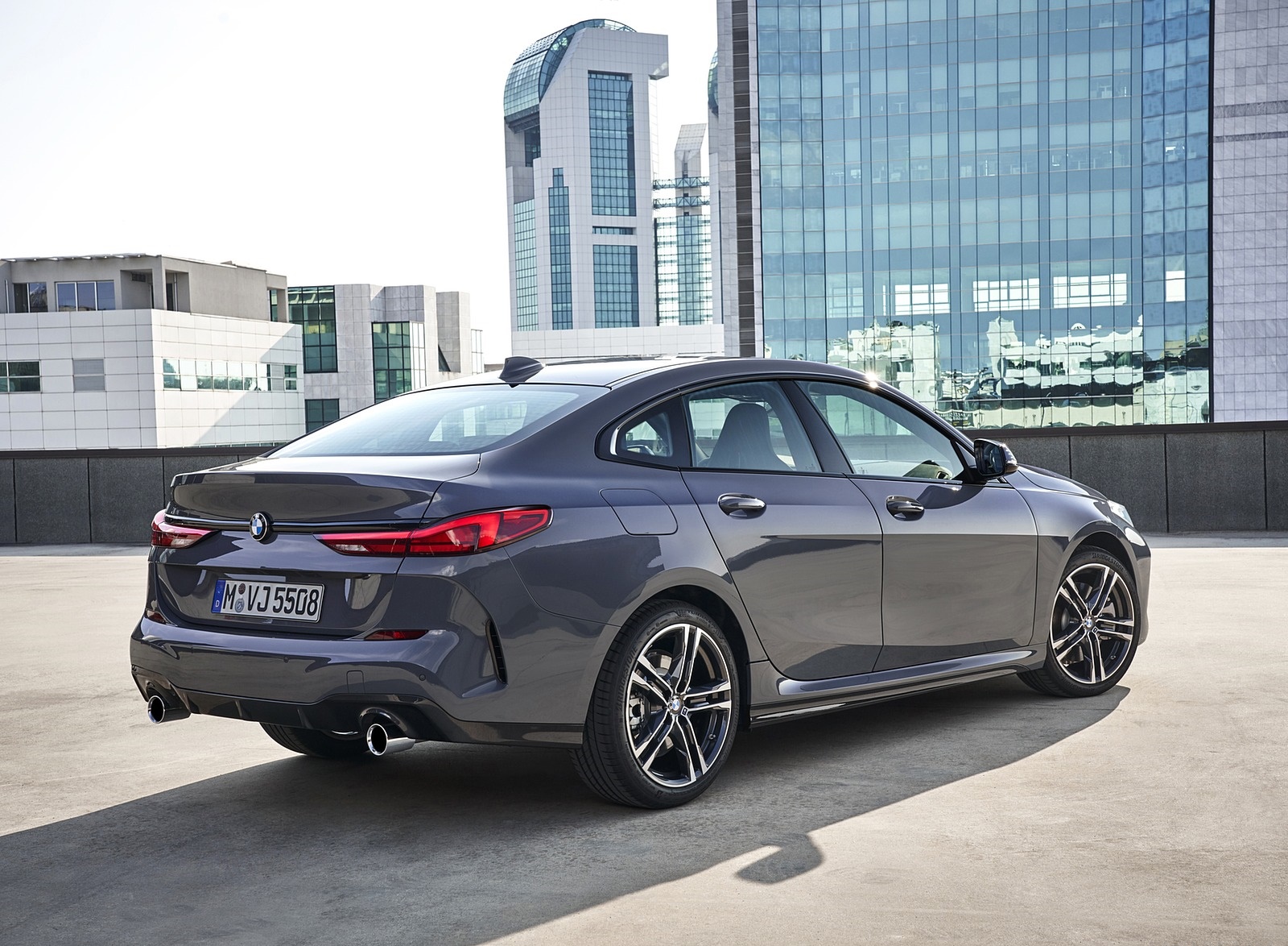 2020 BMW 2 Series 220d Gran Coupe M Sport (Color: Storm Bay Metallic) Rear Three-Quarter Wallpapers #20 of 69