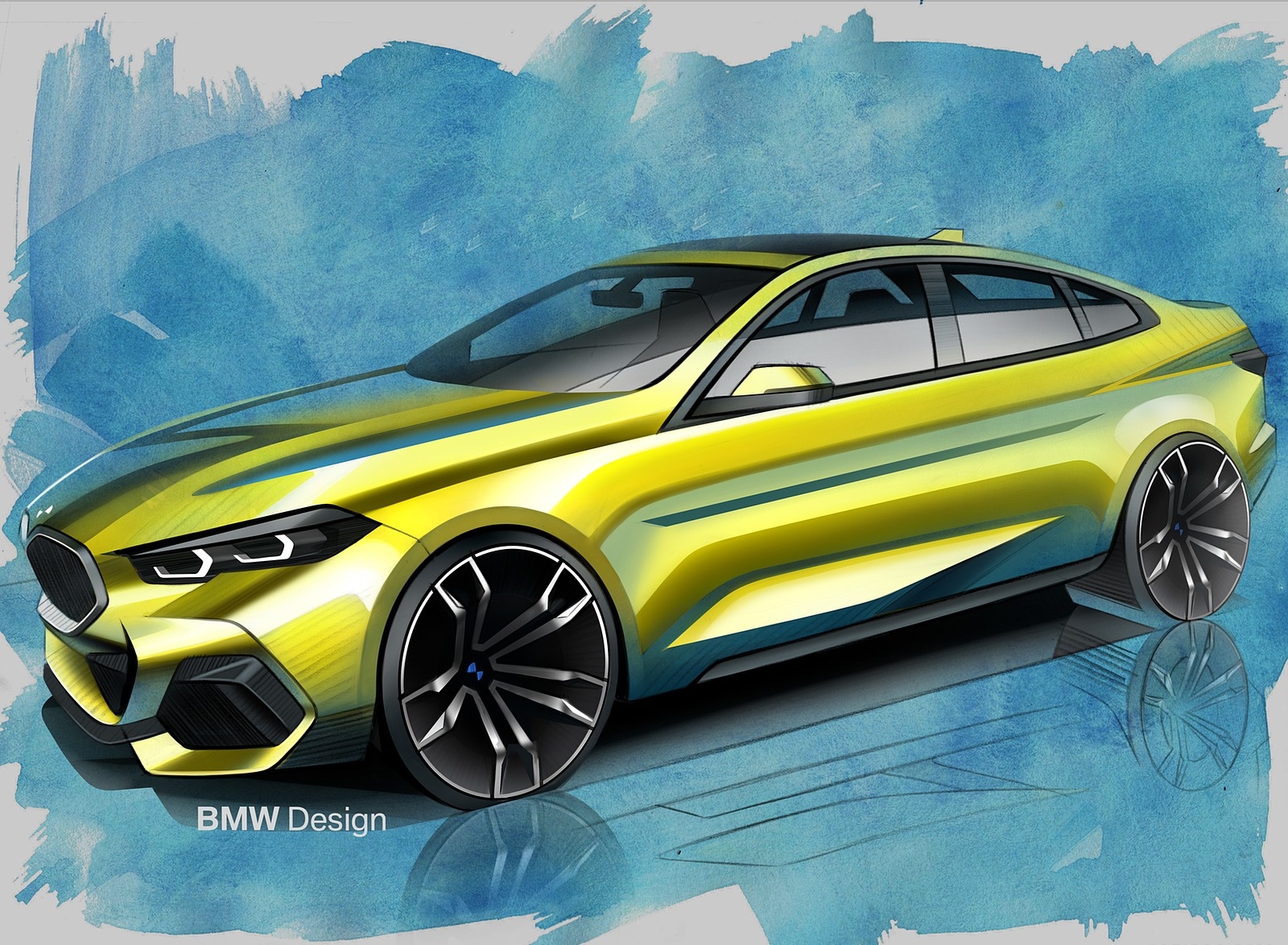 BMW car Design Sketch