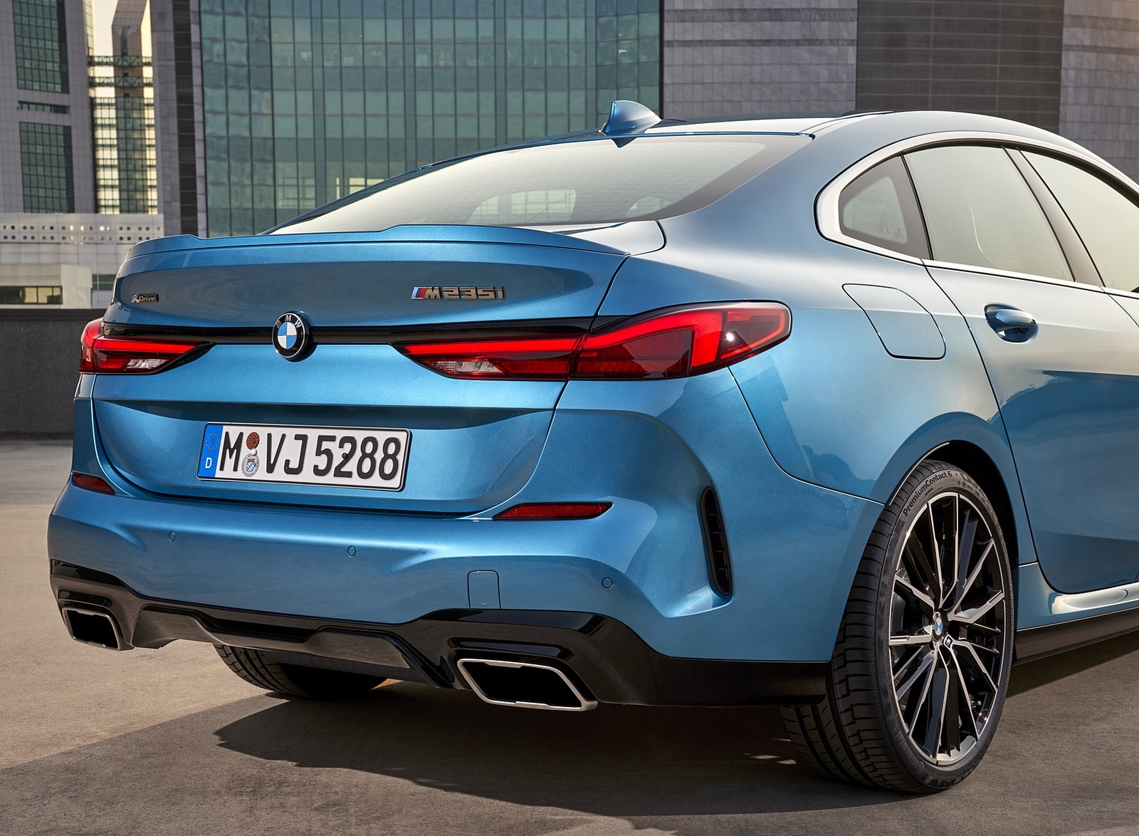 2020 Bmw M235i Gran Coupe Xdrive Color Snapper Rocks Blue Metallic Detail Wallpapers 38 Newcarcars