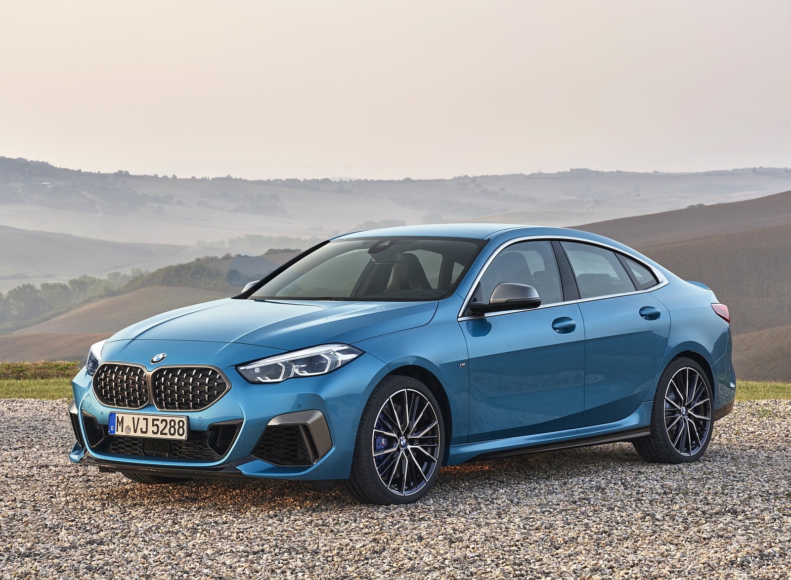 2020 BMW M235i Gran Coupe xDrive (Color: Snapper Rocks Blue Metallic) Front Three-Quarter Wallpapers #23 of 48