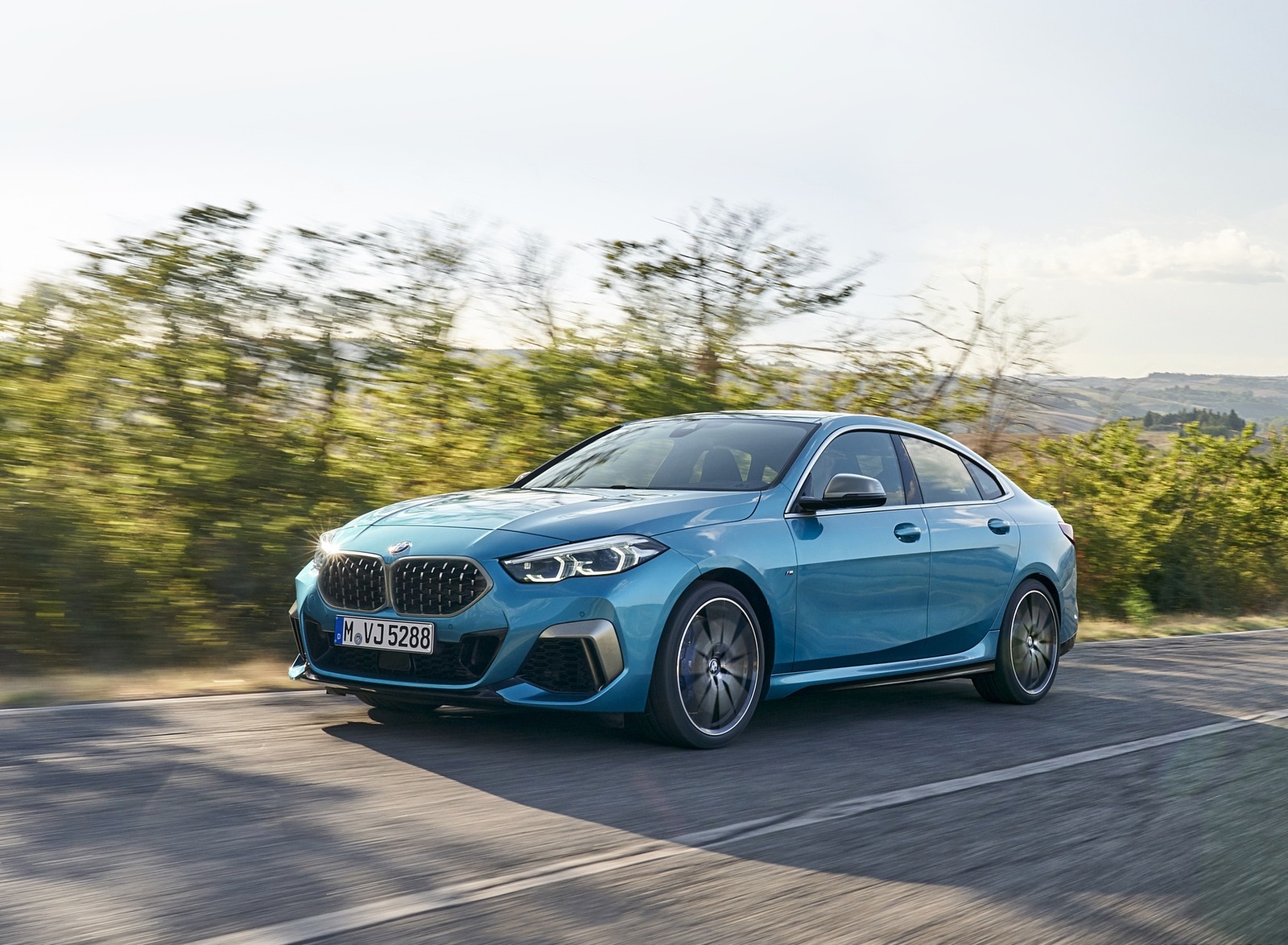 2020 BMW M235i Gran Coupe xDrive (Color: Snapper Rocks Blue Metallic) Front Three-Quarter Wallpapers (9)