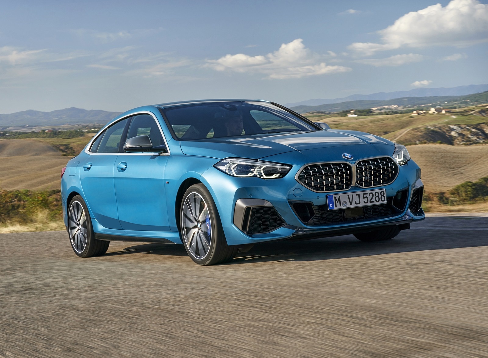 2020 BMW M235i Gran Coupe xDrive (Color: Snapper Rocks Blue Metallic) Front Three-Quarter Wallpapers #10 of 48