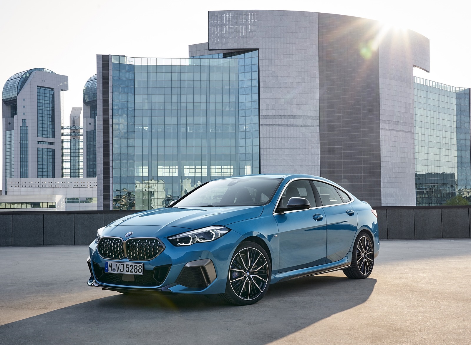 2020 BMW M235i Gran Coupe xDrive (Color: Snapper Rocks Blue Metallic) Front Three-Quarter Wallpapers #18 of 48
