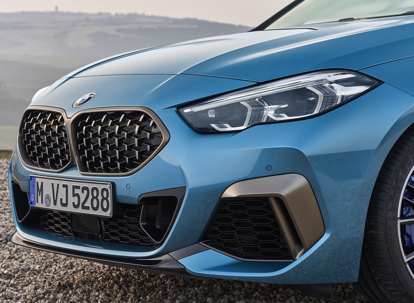 2020 BMW M235i Gran Coupe xDrive (Color: Snapper Rocks Blue Metallic) Headlight Wallpapers #33 of 48