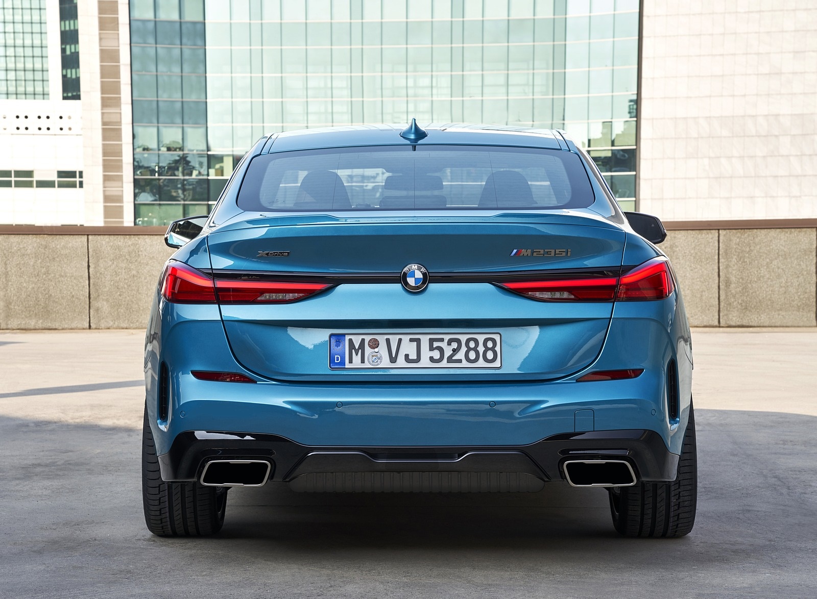 2020 BMW M235i Gran Coupe xDrive (Color: Snapper Rocks Blue Metallic) Rear Wallpapers #21 of 48
