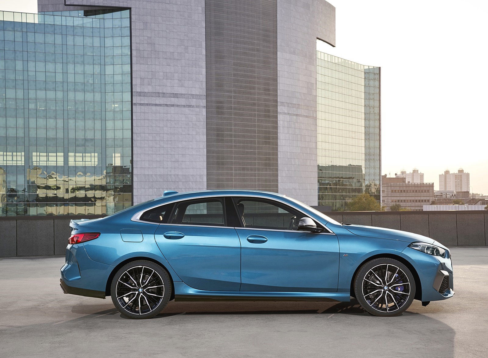 2020 BMW M235i Gran Coupe xDrive (Color: Snapper Rocks Blue Metallic) Side Wallpapers #22 of 48