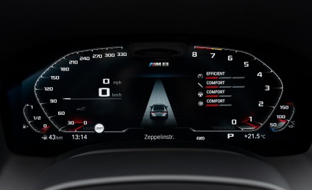 2020 BMW M8 Gran Coupe Competition Digital Instrument Cluster Wallpapers 450x275 (73)