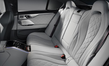 2020 BMW M8 Gran Coupe Competition Interior Rear Seats Wallpapers 450x275 (112)