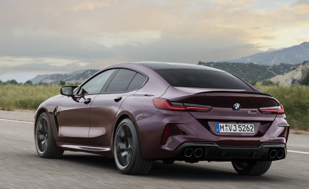 2020 BMW M8 Gran Coupe Competition Rear Three-Quarter Wallpapers 450x275 (18)