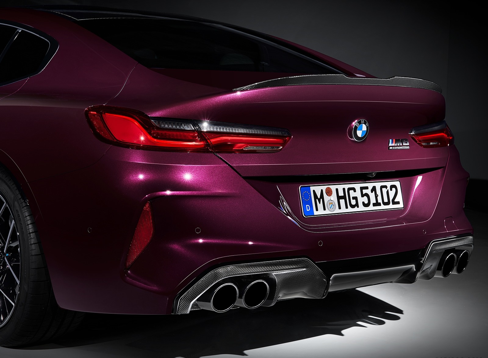 2020 BMW M8 Gran Coupe Competition Tail Light Wallpapers #105 of 129