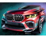 2020 BMW X5 M Competition Design Sketch Wallpapers 150x120