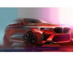 2020 BMW X5 M Competition Design Sketch Wallpapers 150x120