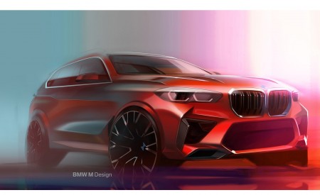2020 BMW X5 M Competition Design Sketch Wallpapers 450x275 (68)