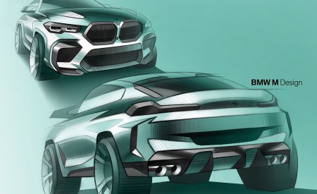 2020 BMW X5 M Competition Design Sketch Wallpapers 450x275 (73)