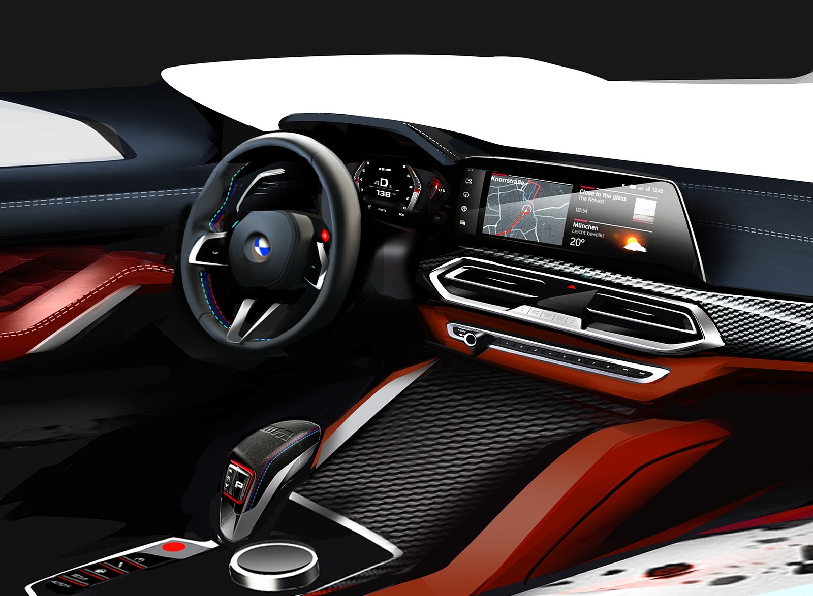 2020 BMW X5 M Competition Design Sketch Wallpapers #75 of 78