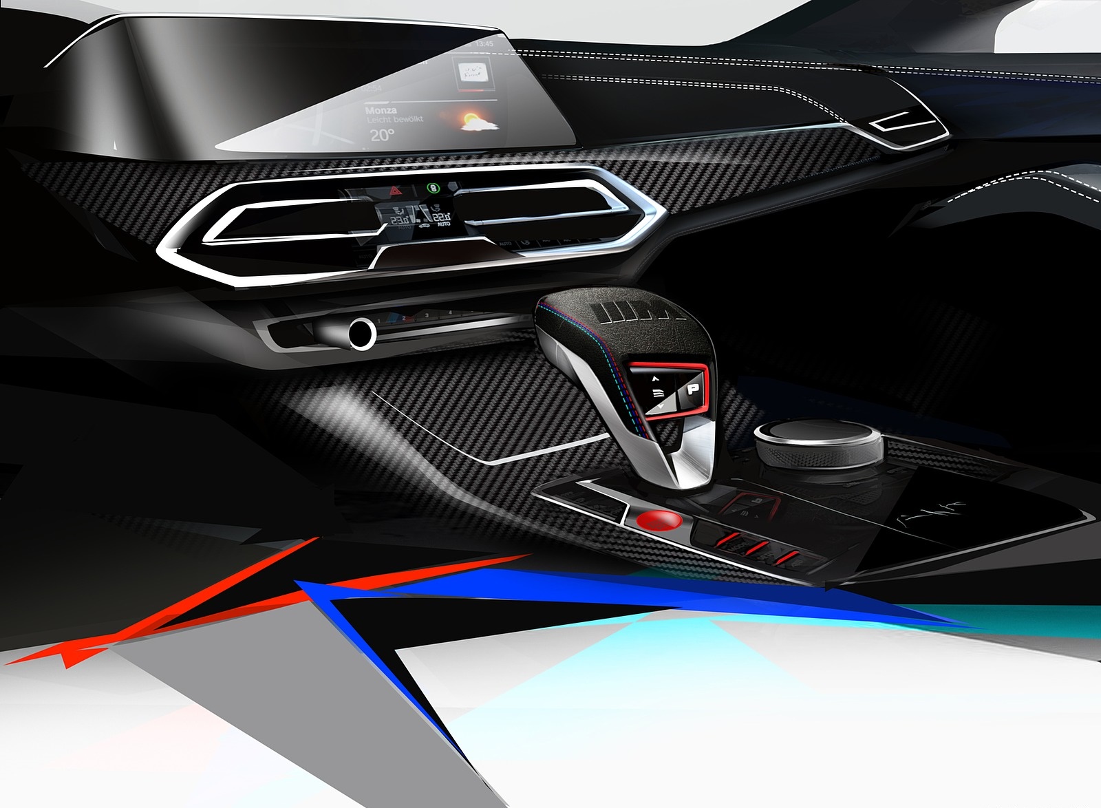 2020 BMW X5 M Competition Design Sketch Wallpapers #74 of 78
