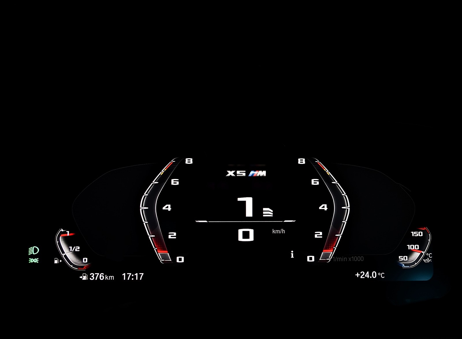 2020 BMW X5 M Competition Digital Instrument Cluster Wallpapers #60 of 78
