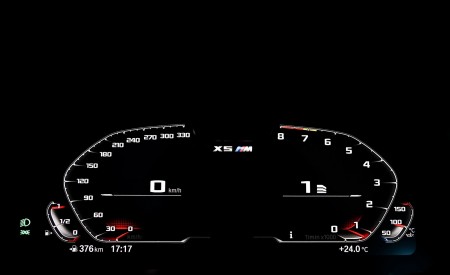 2020 BMW X5 M Competition Digital Instrument Cluster Wallpapers 450x275 (59)