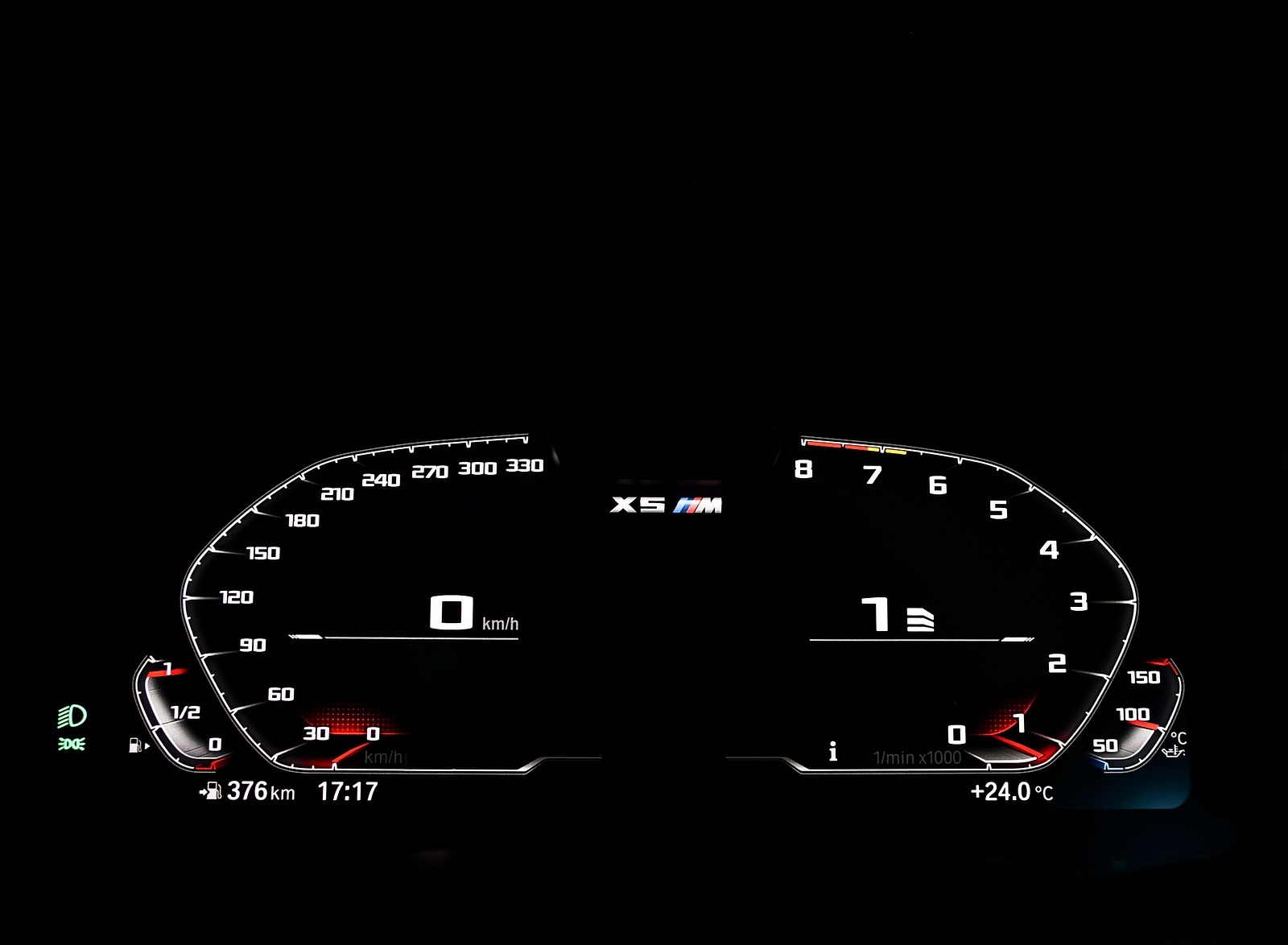 2020 BMW X5 M Competition Digital Instrument Cluster Wallpapers #59 of 78