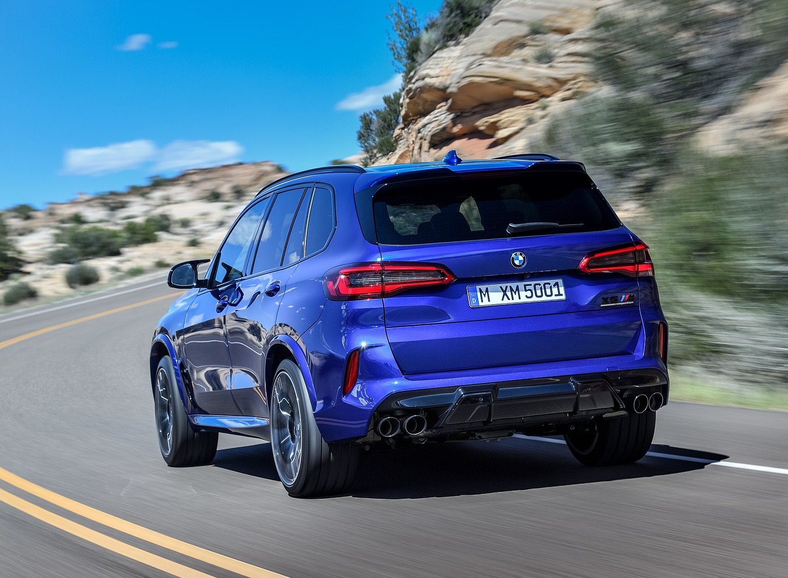 2020 BMW X5 M Competition Rear Three-Quarter Wallpapers (10)