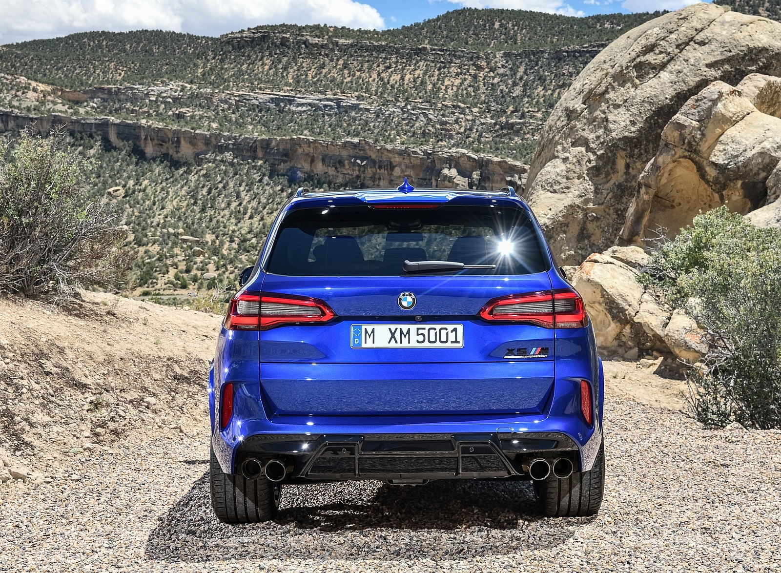 2020 BMW X5 M Competition Rear Wallpapers #40 of 78