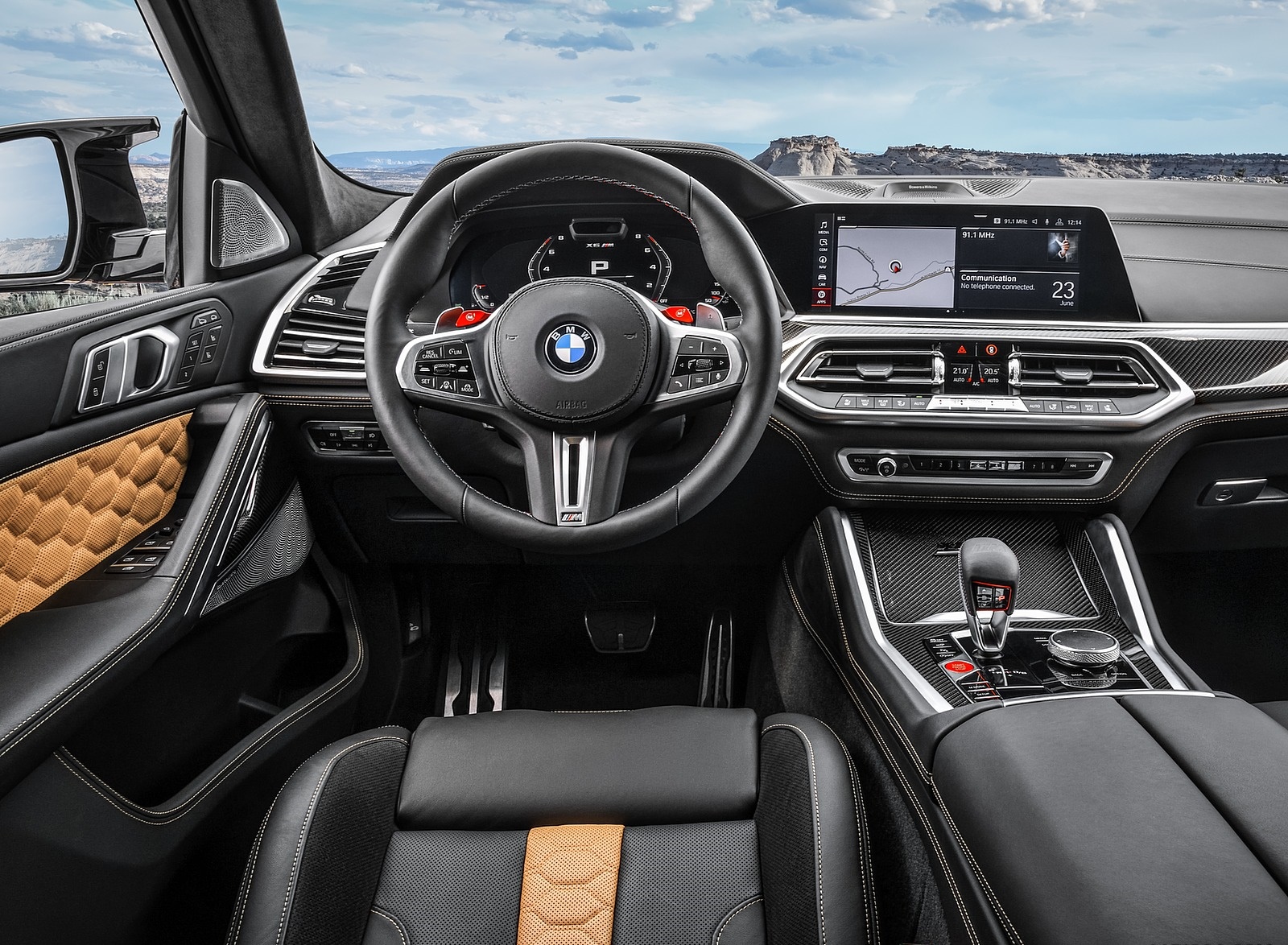 2020 BMW X6 M Competition Interior Cockpit Wallpapers #55 of 56
