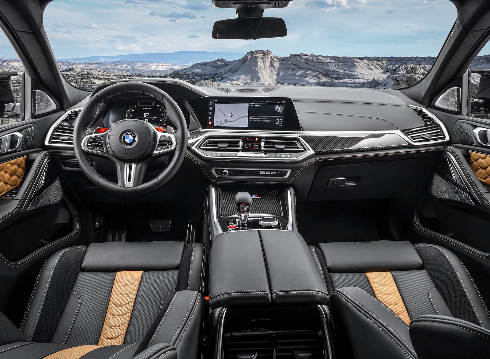 2020 BMW X6 M Competition Interior Cockpit Wallpapers #54 of 56