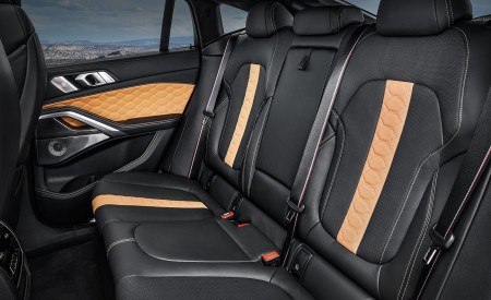 2020 BMW X6 M Competition Interior Rear Seats Wallpapers 450x275 (48)
