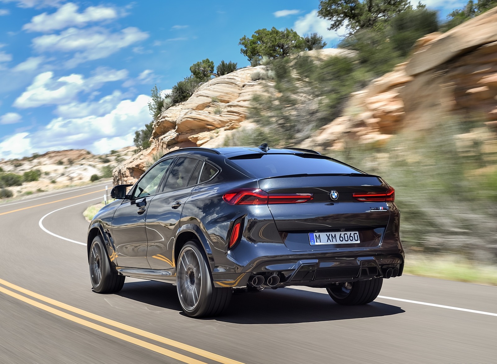 2020 BMW X6 M Competition Rear Three-Quarter Wallpapers #16 of 56