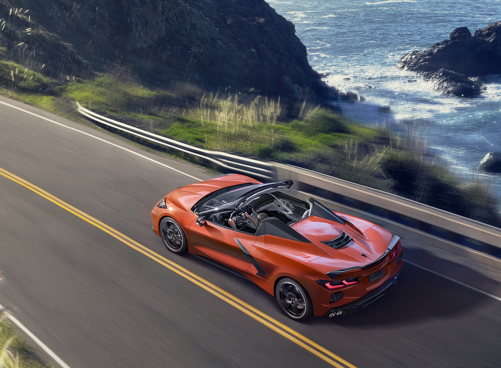 2020 Chevrolet Corvette Stingray Convertible Rear Three-Quarter Wallpapers #3 of 15