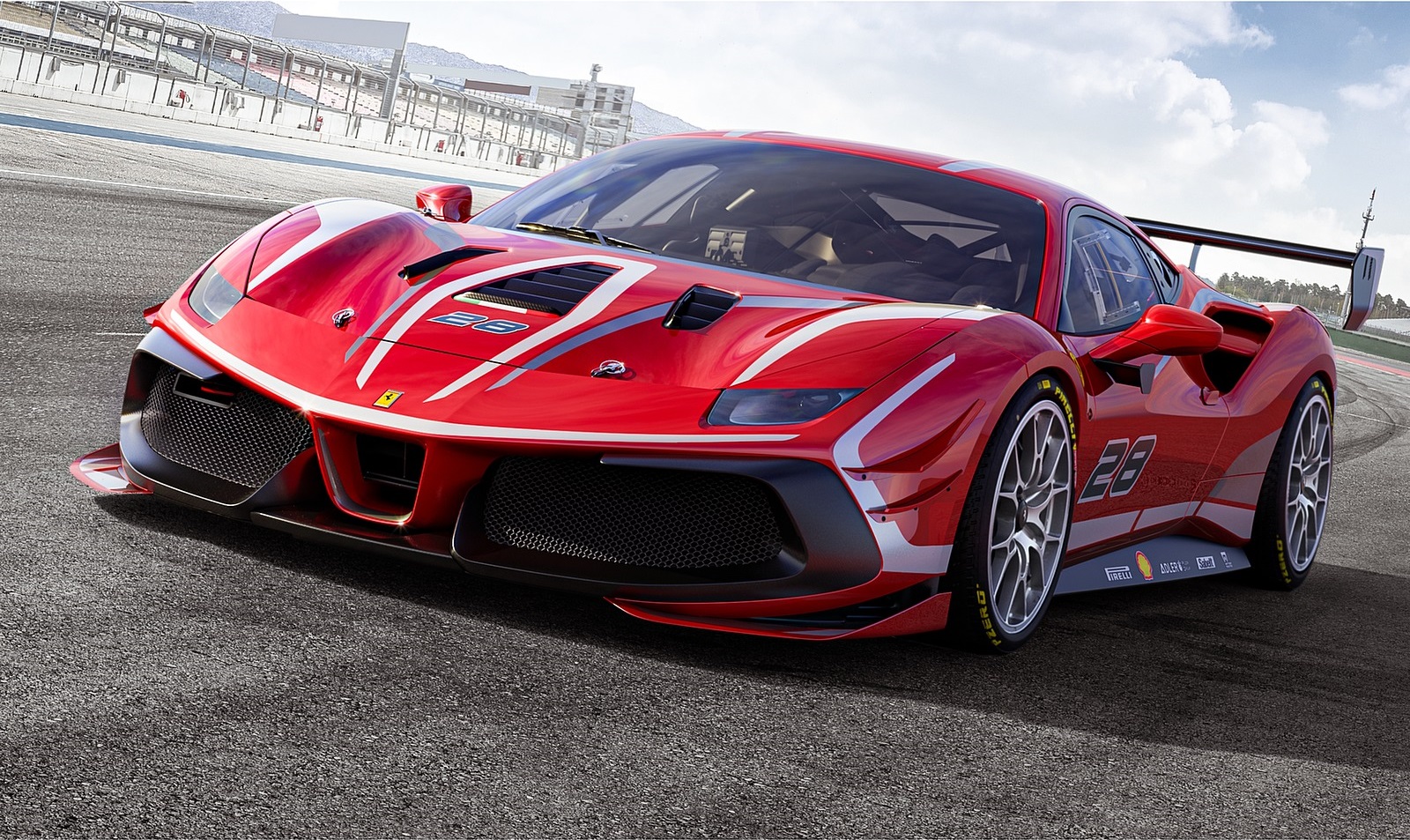 2020 Ferrari 488 Challenge Evo Front Three-Quarter Wallpapers #2 of 5