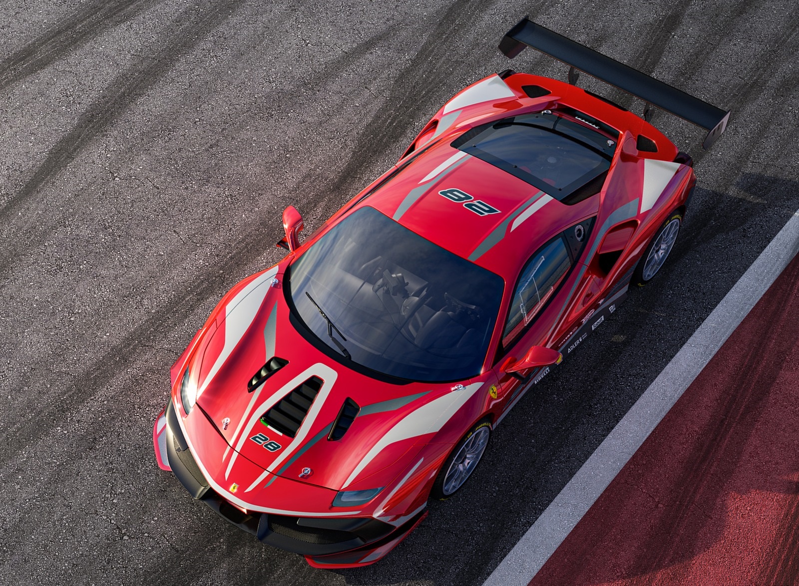 2020 Ferrari 488 Challenge Evo Top Wallpapers (1)