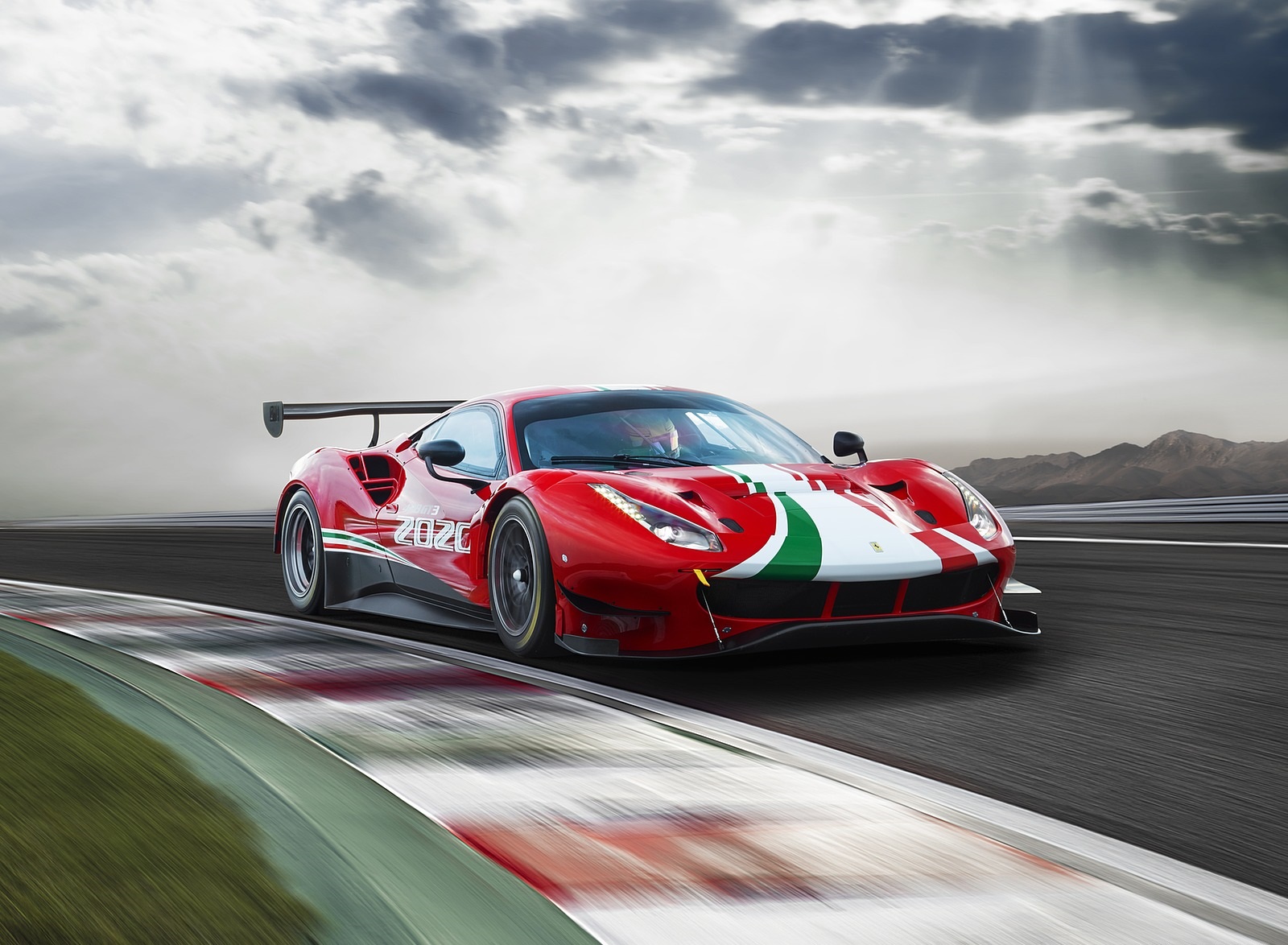 2020 Ferrari 488 GT3 EVO Front Three-Quarter Wallpapers (2)