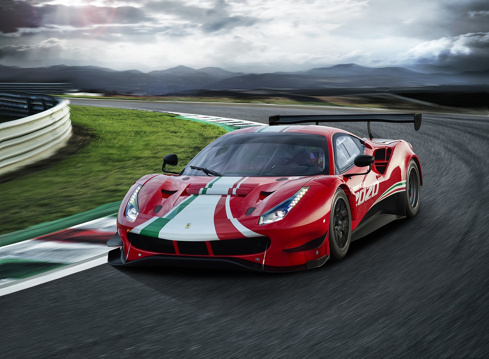 2020 Ferrari 488 GT3 EVO Front Three-Quarter Wallpapers (3)