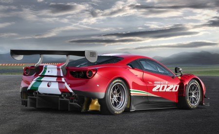 2020 Ferrari 488 GT3 EVO Rear Three-Quarter Wallpapers 450x275 (6)