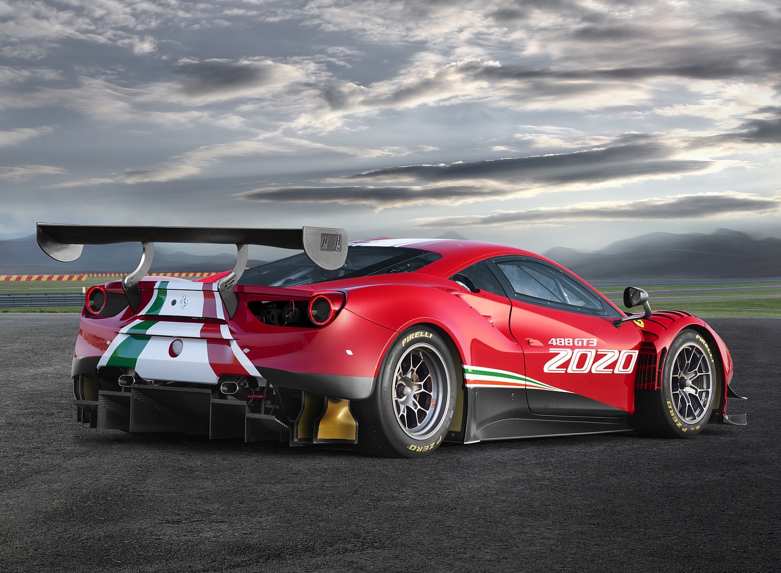 2020 Ferrari 488 GT3 EVO Rear Three-Quarter Wallpapers (6)