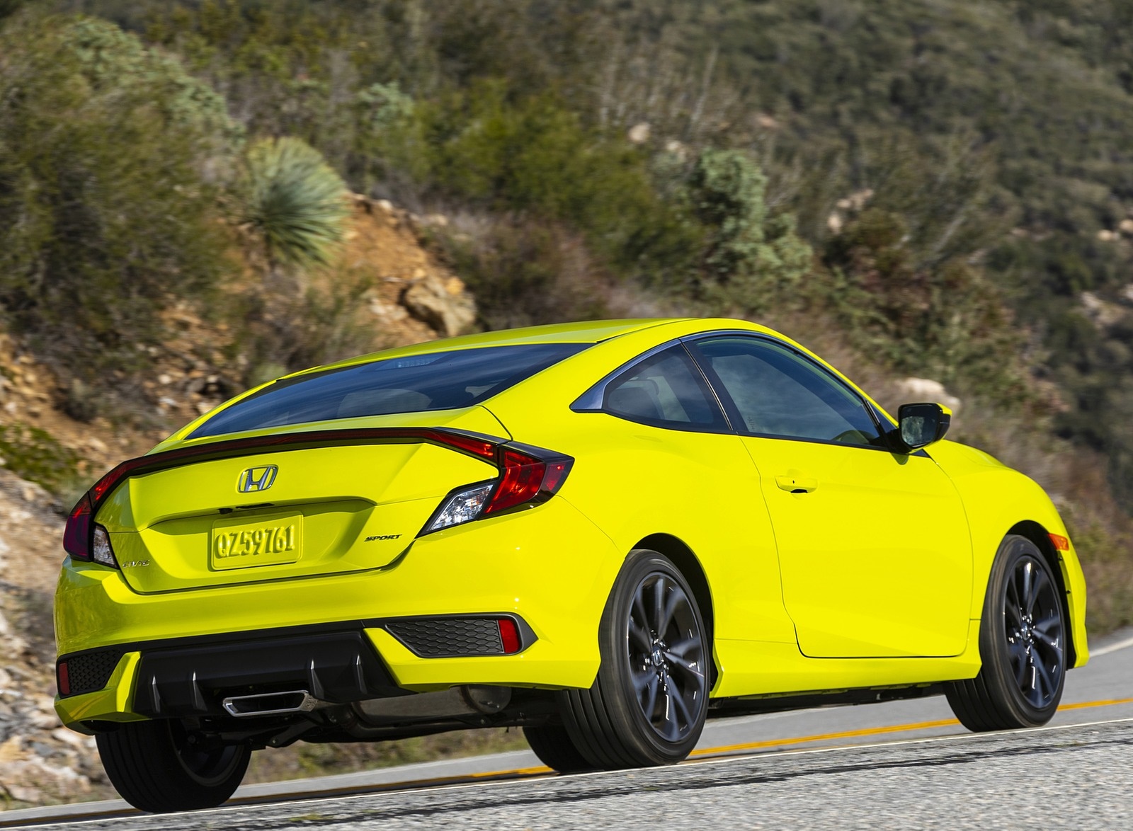 2020 Honda Civic Coupe Sport Rear Three-Quarter Wallpapers (9)