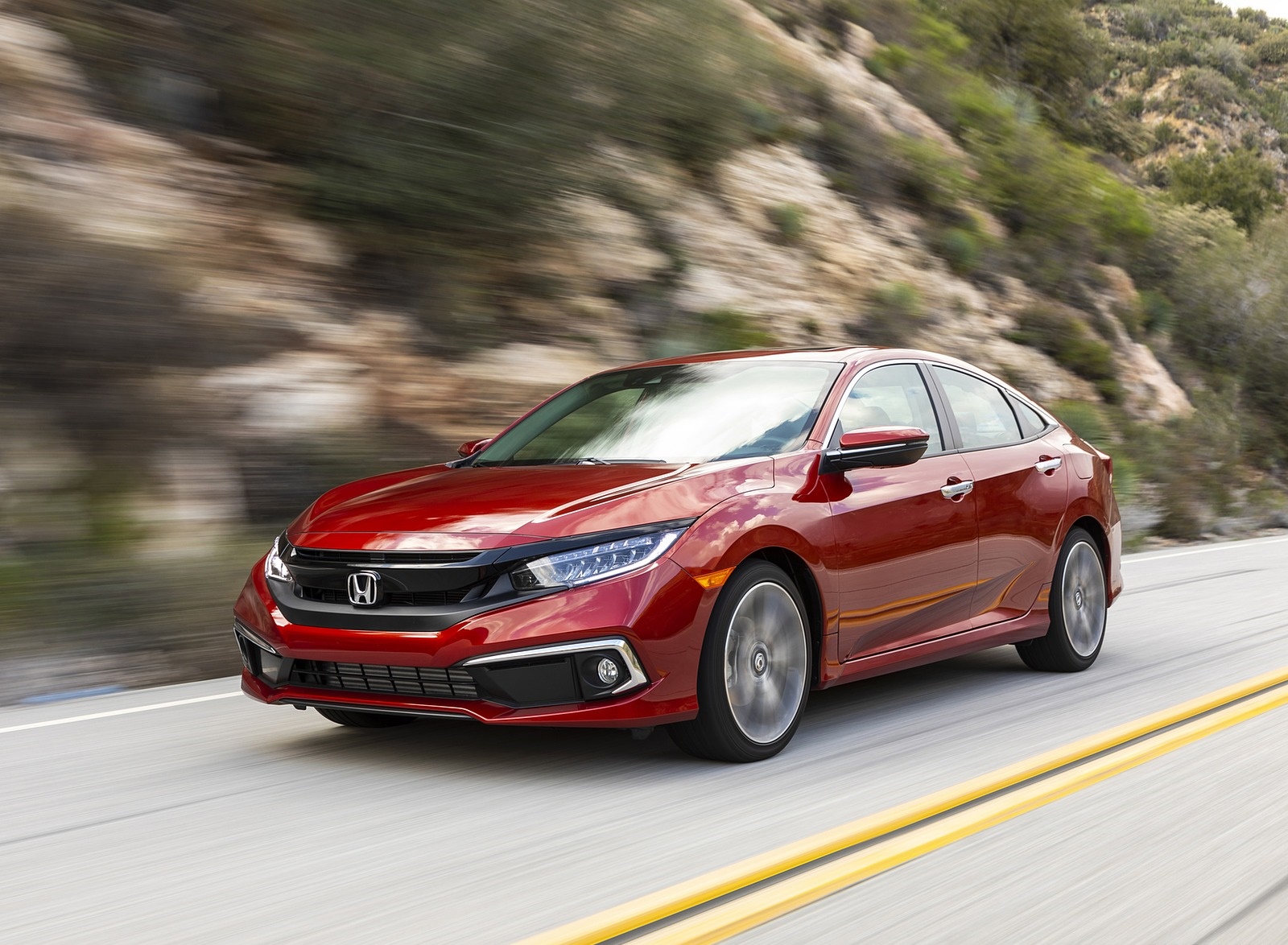 2020 Honda Civic Sedan Touring Front Three-Quarter Wallpapers #14 of 62